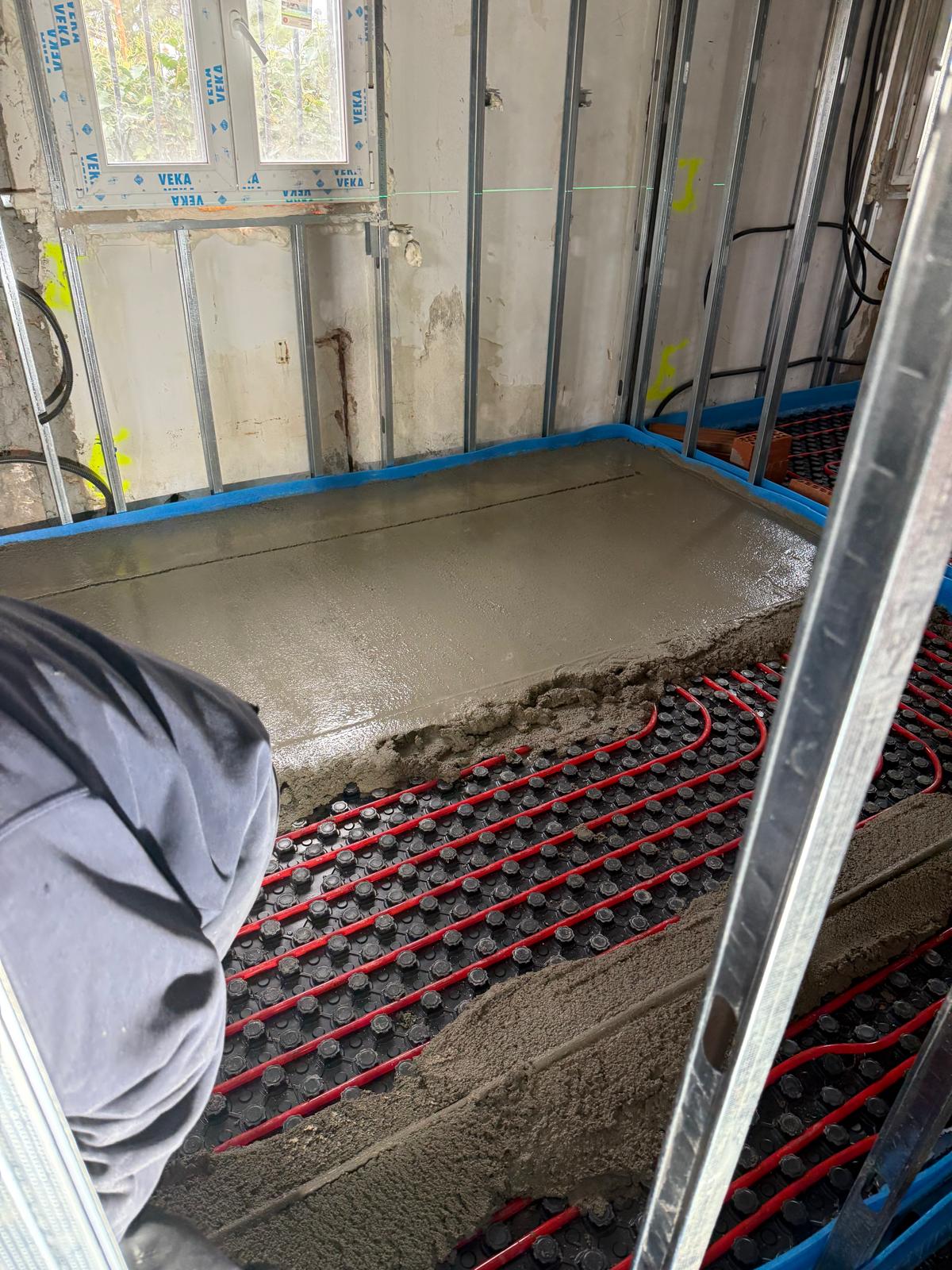 Instalación de suelo radiante
